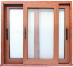 manufacturer horizontal glass color section detail aluminium frame fixed sliding window on China WDMA