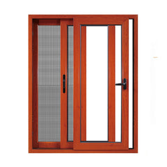 manufacturer horizontal glass color section detail aluminium frame fixed sliding window on China WDMA
