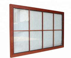 miami anodized aluminium fixed hurricane impact glass windows with blinds on China WDMA