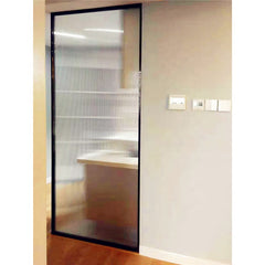 most popular quality solid wooden hotel single leaf hollow core bifold closet 77 inch door bi foldable on China WDMA