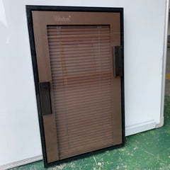 new model windows with blinds between glass for house on China WDMA