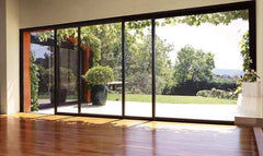 new modern french double exterior aluminum alloy outdoor patio sliding doors for sale on China WDMA