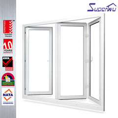 quality chinese products pvc/upvc frame glazed bifold doors and windows on China WDMA