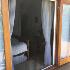 retractable bifold fly screens for sliding doors on China WDMA