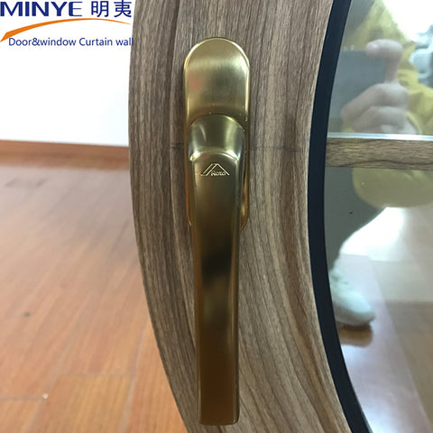 round top design upvc window /top round design PVC window on China WDMA