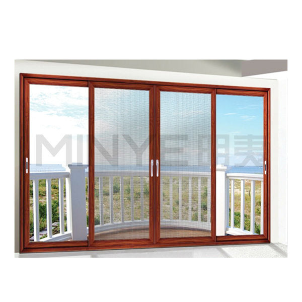 security sliding door anti robbery sliding door with stainless steel screen on China WDMA