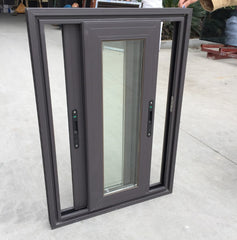 simple iron windows grills design modern house sliding window/sliding window with 4 panels on China WDMA