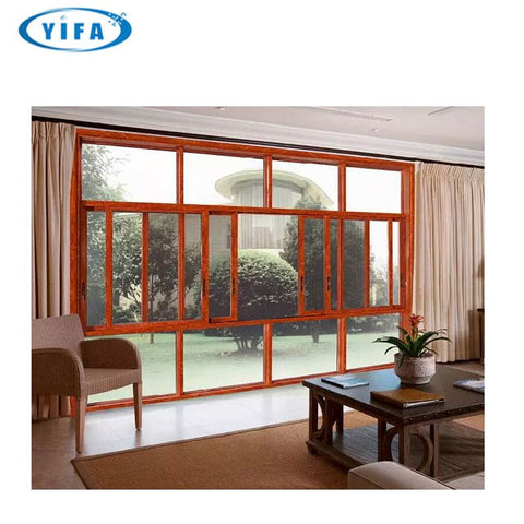 sliding window guard/aluminum sliding window frame/aluminium european style glass sliding windows on China WDMA