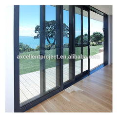 space saving aluminium profile sliding window 3 panel sliding door folding door on China WDMA