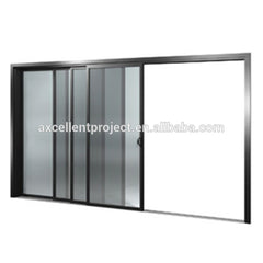 space saving aluminium profile sliding window 3 panel sliding door folding door on China WDMA