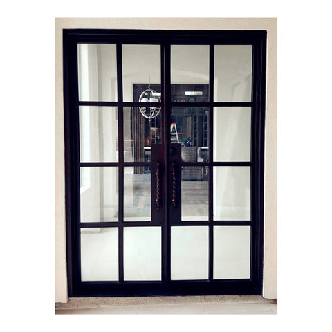 steel four panels home hotel interior exterior apartment steel bifold to french 28 inch door lowes top hung on China WDMA