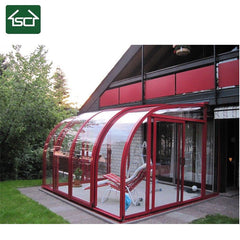 strong prefabricated polycarbonate house aluminum porch enclosures designs on China WDMA