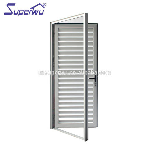 strong quality adjustable aluminum rolling shutter patio doors for living room on China WDMA