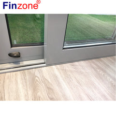 super smooth light insulation thermal break thermal bridge aluminum profile interior front sliding glass door double glazing on China WDMA