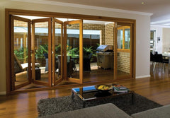 thermal break profiles aluminium folding doors double tempered glazing bifold door on China WDMA on China WDMA