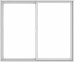 WDMA 72X60 (71.5 x 59.5 inch) White uPVC/Vinyl Sliding Window without Grids Interior