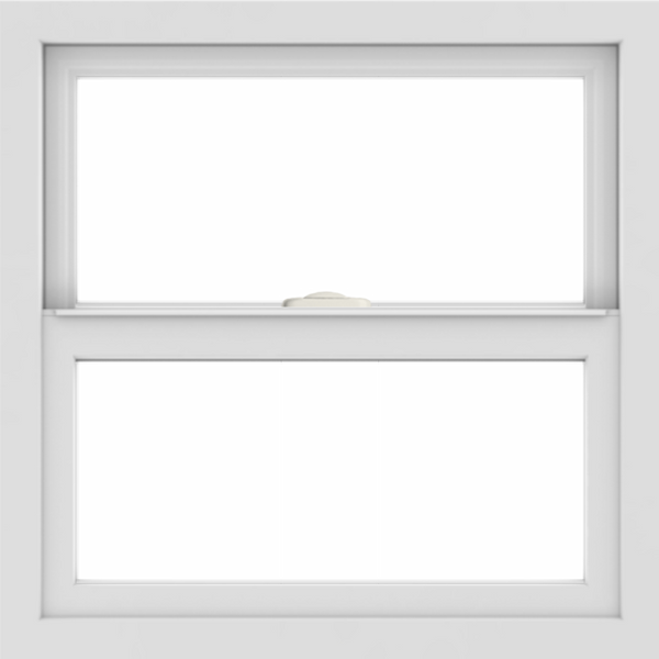 WDMA 24x24 (23.5 x 23.5 inch) White uPVC/Vinyl Single and Double Hung Window without grids interior