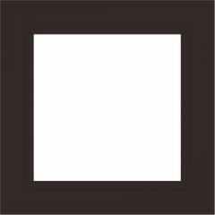 WDMA 24x24 (23.5 x 23.5 inch) Dark Bronze Aluminum Picture Window without grids exterior