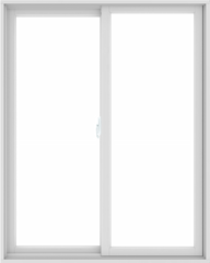 WDMA 48X60 (47.5 x 59.5 inch) White uPVC/Vinyl Sliding Window without Grids Interior