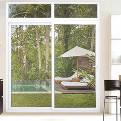 upvc glass sliding doors window design for living room on China WDMA