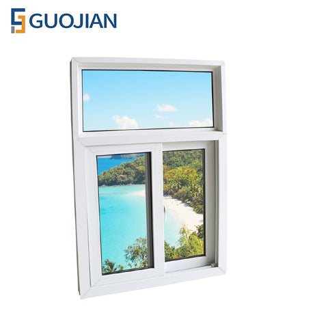 upvc/ pvc/ plastic double glazed sliding windows factory on China WDMA