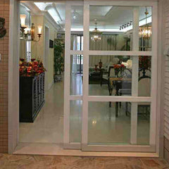 upvc/ pvc/ plastic french patio balcony double sliding door prices for bedroom on China WDMA