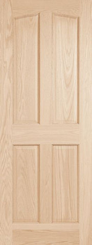 WDMA 12x80 Door (1ft by 6ft8in) Interior Pocket Paint grade 2040C Wood 4 Panel Contemporary Modern Arch Top Panel Ovolo Single Door 1