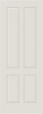 WDMA 12x80 Door (1ft by 6ft8in) Interior Bypass Smooth 4010 MDF 4 Panel Single Door 1