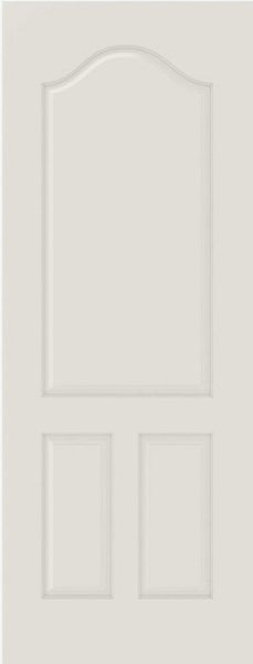 WDMA 12x80 Door (1ft by 6ft8in) Interior Bifold Smooth 3220 MDF 3 Panel Arch Panel Single Door 1