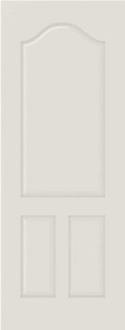 WDMA 12x80 Door (1ft by 6ft8in) Interior Bifold Smooth 3220 MDF 3 Panel Arch Panel Single Door 1