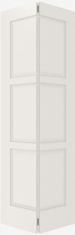 WDMA 12x80 Door (1ft by 6ft8in) Interior Barn Smooth 3100 MDF 3 Panel Single Door 2