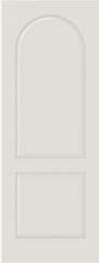 WDMA 12x80 Door (1ft by 6ft8in) Interior Bypass Smooth 2040 MDF 2 Panel Round Panel Single Door 1