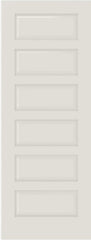 WDMA 12x80 Door (1ft by 6ft8in) Interior Bifold Smooth 6100 MDF 6 Panel Single Door 1