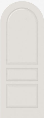 WDMA 12x80 Door (1ft by 6ft8in) Interior Swing Smooth 3040R MDF 3 Panel Round Top and Panel Single Door 1