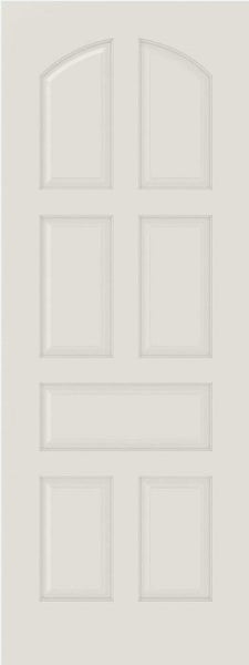 WDMA 12x80 Door (1ft by 6ft8in) Interior Barn Smooth 7020 MDF 7 Panel Arch Panel Single Door 1