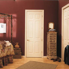 WDMA 18x80 Door (1ft6in by 6ft8in) Interior Barn Smooth 80in Colonist Hollow Core Single Door|1-3/8in Thick 1