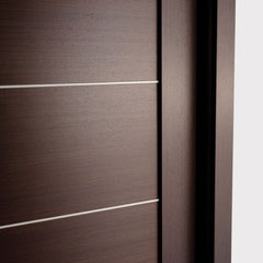 WDMA 18x80 Door (1ft6in by 6ft8in) Interior Barn Wenge Prefinished Massimo 201 Modern Single Door 4