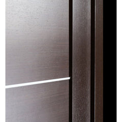 WDMA 18x80 Door (1ft6in by 6ft8in) Interior Barn Wenge Prefinished Massimo 201 Modern Single Door 9