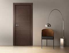 WDMA 18x80 Door (1ft6in by 6ft8in) Interior Barn Wenge Prefinished Maya Lock Rail Modern Single Door 2