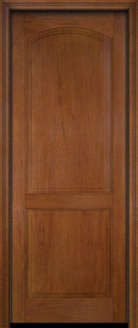 WDMA 18x80 Door (1ft6in by 6ft8in) Interior Swing Mahogany 2 Raised Arch Panel Solid Exterior or Single Door 6