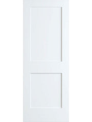 WDMA 18x96 Door (1ft6in by 8ft) Interior Swing Smooth 96in 2 Panel Primed Shaker 1-3/8in 1