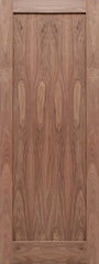 WDMA 24x80 Door (2ft by 6ft8in) Interior Barn Walnut 1-Panel Solid Shaker Style Single Door SH-13 1