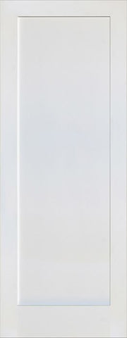 WDMA 24x80 Door (2ft by 6ft8in) Interior Barn Paint grade 1-Panel Solid Shaker Style White Single Door SH-13 1