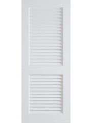 WDMA 24x80 Door (2ft by 6ft8in) Interior Barn Pine 80in Primed Plantation Louvers Single Door | 784 1