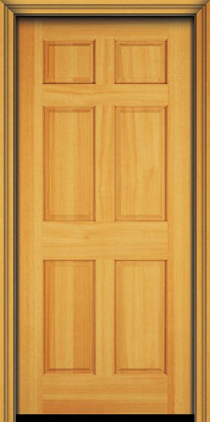 WDMA 24x80 Door (2ft by 6ft8in) Exterior Fir 80in 6 Panel Single Door 1