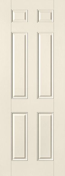 WDMA 30x96 Door (2ft6in by 8ft) Exterior Smooth 8ft 6 Panel Star Single Door 1