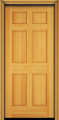 WDMA 30x96 Door (2ft6in by 8ft) Exterior Fir 96in 6 Panel Single Door 1