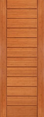 WDMA 30x96 Door (2ft6in by 8ft) Interior Swing Bamboo BM-2 Metro Flush Panel Grooved Panel Modern Single Door 1