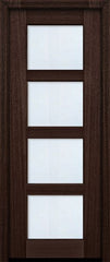 WDMA 30x96 Door (2ft6in by 8ft) Exterior Mahogany 96in 4 lite TDL Continental DoorCraft Door w/Bevel IG 2