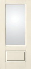 WDMA 32x80 Door (2ft8in by 6ft8in) French Smooth fiberglass Impact Door 6ft8in 3/4 Lite Low-E 1